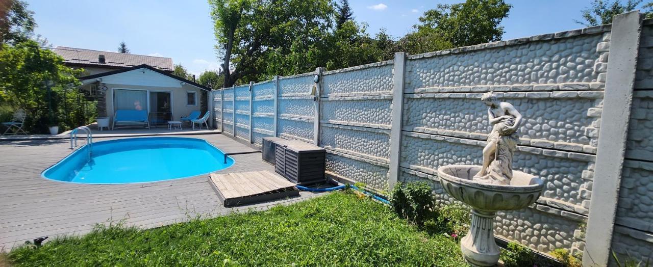 Morii Lake Pool Villa Bukarest Exterior foto