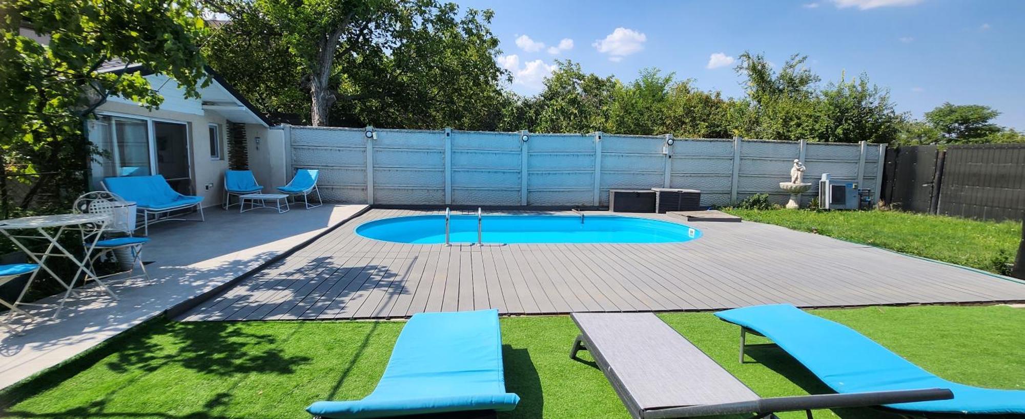 Morii Lake Pool Villa Bukarest Exterior foto